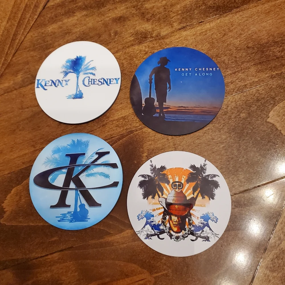 Kenny Chesney Album Cover Coasters